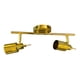 thumbnail image 1 of Lámpara Pared Techo Dorado 2 Luces LED Ajustable Jhn, 1 of 3