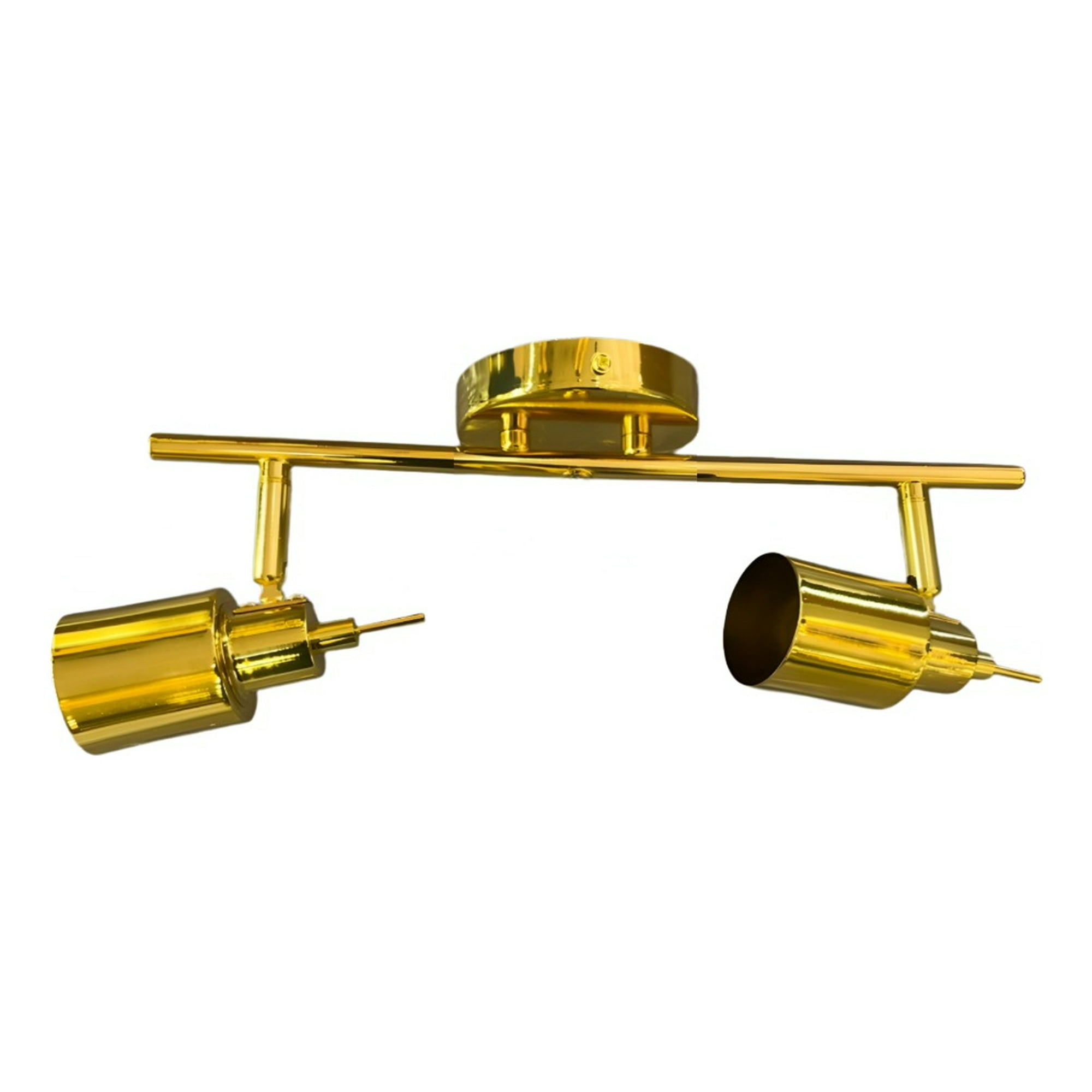 Genérico - Lámpara Pared Techo Dorado 2 Luces Led Ajustable Jhn