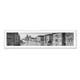 thumbnail image 1 of Cuadro Panorámico Venecia B/N con Marco Blanco 80x20 CM, 1 of 1