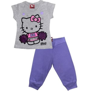 Pijama Niña Hello Kitty Gris 6