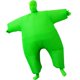 thumbnail image 1 of Disfraz inflable de baile de máscaras IHGYT, traje integral, verde, 1 of 6