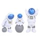 thumbnail image 3 of 3x Figura De Astronauta Estatua Estatuilla Decoración De Pasteles Adornos Regalos Azul, 3 of 5