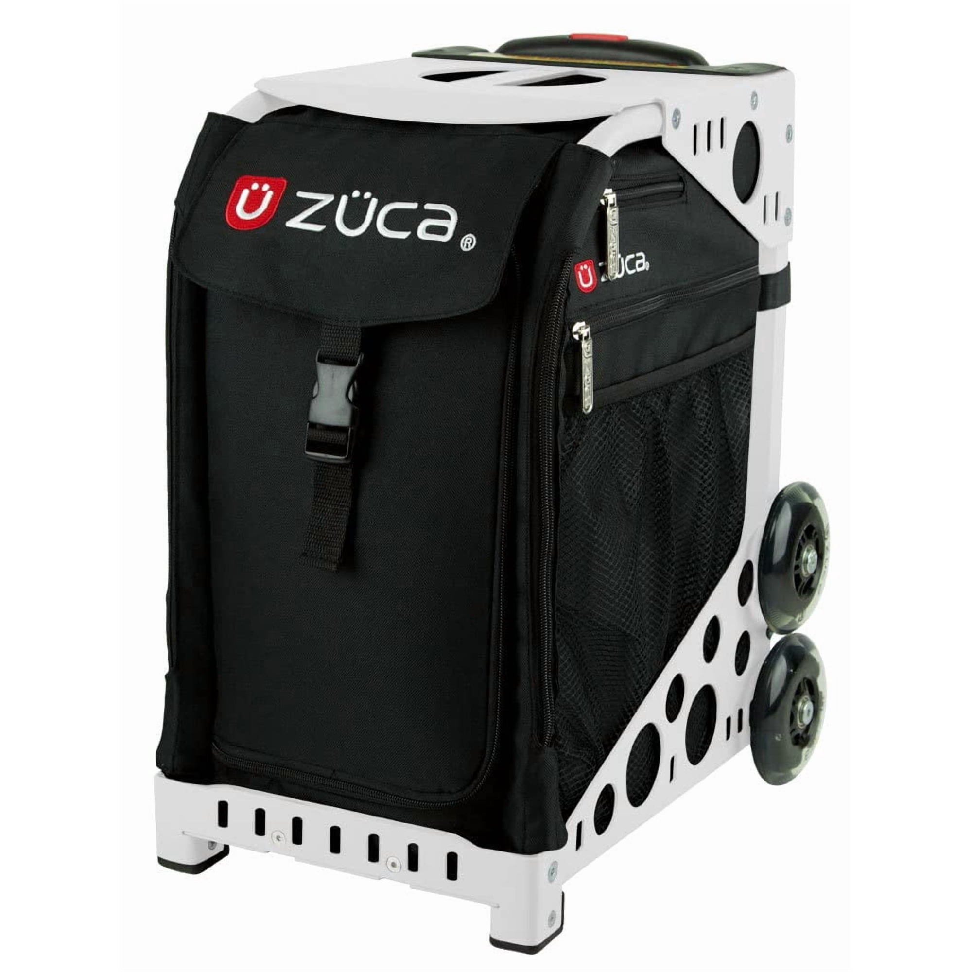 Bolsa Deportiva Zuca Obsidian Con Marco Blanco Y 5 Bolsas De Embalaje