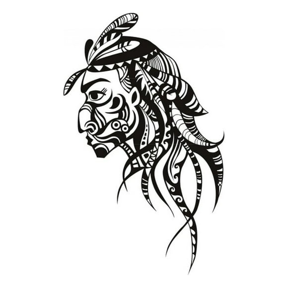Decomural Indian Tribal Design WS-18253