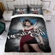 thumbnail image 4 of Resident Evil Conjunto de sábanas temático, trío de piezas, cómodo y amigable con la piel, diseño único, regalo de decoración para el hogar para familiares, amigos y fans, 90 cm * 190 cm, 4 of 6