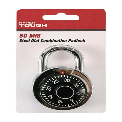 Candado 50Mm Clave Circular, 1 Unidad  Hyper Tough