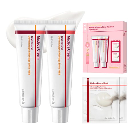 Set De Cuidado De La Piel Centellian 24 Madeca Cream Time Reverse 50 Ml X2
