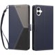 thumbnail image 3 of Cartera Plegable para Samsung Galaxy A07, PU Tricolor con Ranuras, Azul Oscuro, 3 of 6