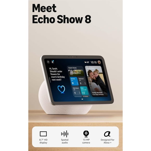 Echo Show 8 Pantalla 8.7 HD AZ3 Pro Omnisense