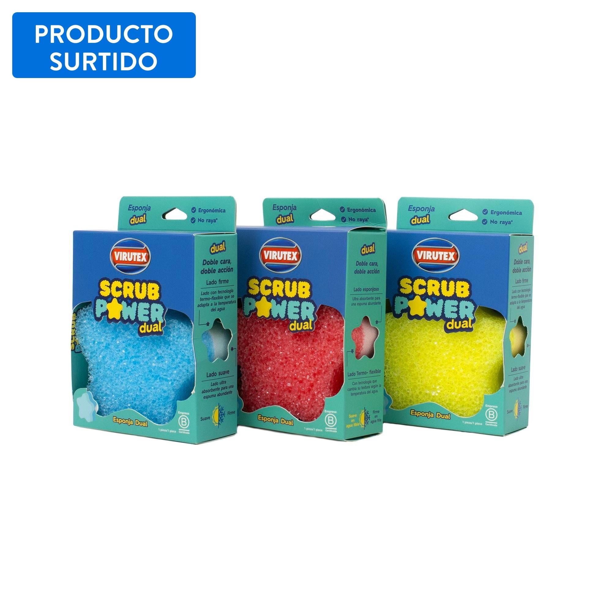 Esponja Scrub Power, Producto Surtido 1 Un Virutex