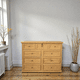 thumbnail image 1 of Cómoda de Madera con Cajón de Seguridad Organización - Natural - 120x40x90 cm, 1 of 3