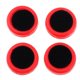 thumbnail image 5 of 4pcs bloque deslizante de reemplazo para patineta longboard guantes deslizantes rojos, 5 of 5