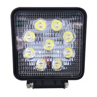 Gotek - Foco Neblinero, Led Faenero 12V 24V 27 Watt Cuadrado