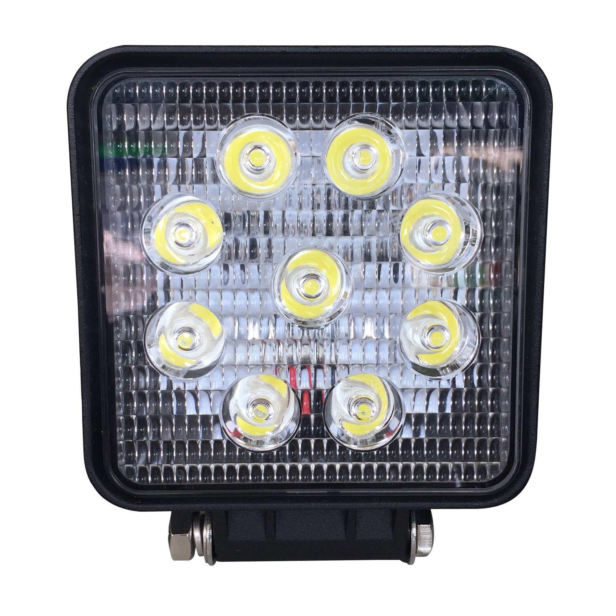 Gotek - Foco Neblinero, Led Faenero 12v 24v 27 Watt Cuadrado