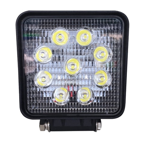 Gotek - Foco Neblinero, Led Faenero 12V 24V 27 Watt Cuadrado