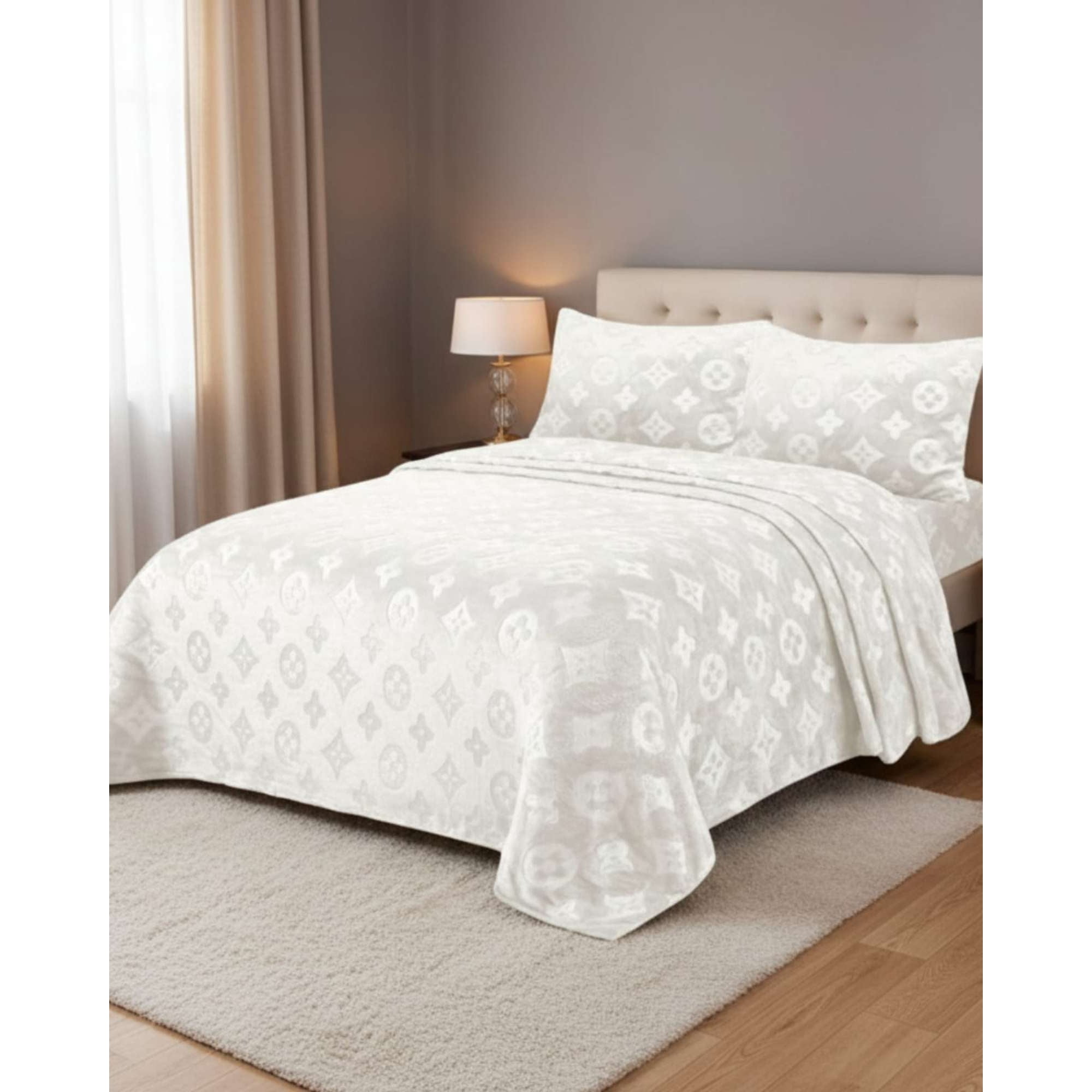 Mylhogar - Sabanas Polar Plush King Termicas Invierno Ultra Suave