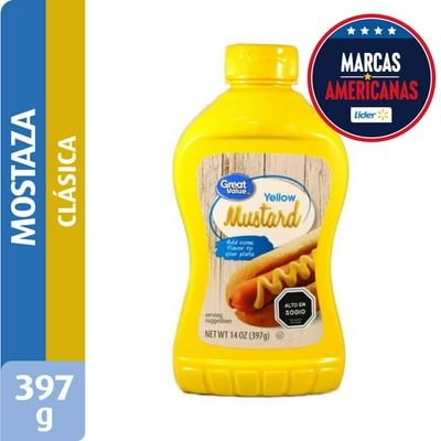 Mostaza Clásica Squeeze 397 G Great Value