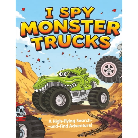 Book I Spy Monster Trucks: aventura de búsqueda y búsqueda de 2 a 5 años