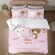 thumbnail image 1 of Tenorikuma 3-Piece Bedding Set For Kids Boys Girls Adult Cartoon Warm Cute Fashion Holiday Present Gift Bed Sheets, 1 of 5