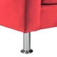 thumbnail image 4 of Sofa Retro 3 Cuerpos Felpa 12 Rojo, 4 of 5