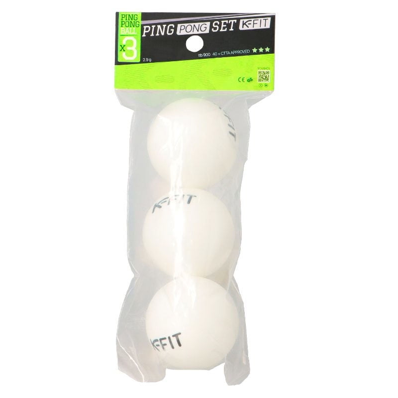 3 Pelotas De Ping Pong Tenis De Mesa 100*40+ Kfit