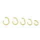 thumbnail image 1 of Pack 5 Piercing Clicker 18g Titanio Astm F136 Chapado Oro, 1 of 1