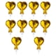 thumbnail image 2 of 10 Piezas De Globos De Aluminio De 5 Pulgadas Para Bodas, Baby Shower, Graduación, Aniversario, Adornos, Corazón áureo, 2 of 4