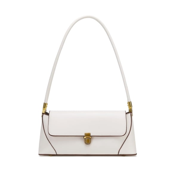 Bolso de hombro WSRYDJDL Bolso vintage retro clásico blanco