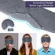 thumbnail image 2 of Máscara para dormir: máscara ultra suave y cómoda para dormir en casa, viajar, trabajar por turnos, almohadilla nasal diseñada para bloquear la luz, correa totalmente ajustable y agradable para la pie, 2 of 7