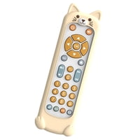 Magideal - Juguetes Remotos Para Bebés Y Niños, Juguete Remoto Realista Para Tv Para Niños Pequeños, Juego De Simulación De Teléfono Remoto Para Niñas Y Niños , Estuche Blanco Estuche Blanco Y Gato