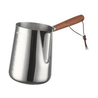 Magideal - Cafetera Turca Con Calentador, Espumador De Leche, Taza Multifuncional Con Báscula, Jarra Para Espumar Leche, Taza Para Café Con Leche Para Cafetería, 1000 Ml