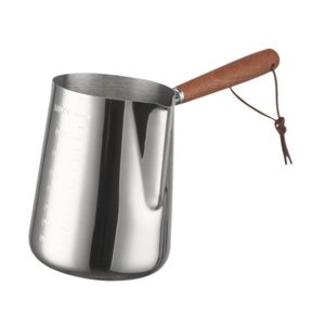 Magideal - Cafetera Turca Con Calentador, Espumador De Leche, Taza Multifuncional Con Báscula, Jarra Para Espumar Leche, Taza Para Café Con Leche Para Cafetería, 1000 Ml