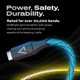 thumbnail image 3 of Cable cargador estático GloBright LED USB C a USB C de 1,8 m, 3 of 8