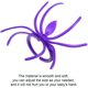 thumbnail image 5 of Recuerdos de fiesta de Halloween con forma de boao de Spider Rings, 120 piezas, 5 of 7