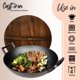 thumbnail image 3 of Wok Nutrichef de hierro fundido presazonado de 5,8 litros con tapa, 3 of 7