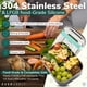 thumbnail image 5 of Bento Box Green De Acero Inoxidable De 800 Ml Con Recipiente, 5 of 8