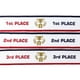 thumbnail image 2 of Set de Medallas de Premiación All Quality 1er, 2do y 3er Lugar 3 Piezas, 2 of 9