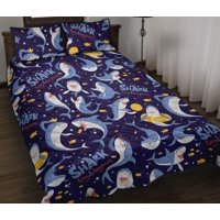 Milsleep - Juego De Cama Edredón Con Estampado Divertido De Tiburones