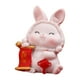 thumbnail image 2 of Conejito Estatua Decoración Conejo Figuras Colección Cumpleaños Regalo Conejo Figuritas Estilo B, 2 of 3