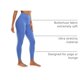 thumbnail image 4 of Pantalones CRZ YOGA Butterluxe 25" Cintura Alta Indigo Salvaje Talle S, 4 of 4