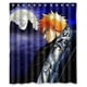 thumbnail image 1 of Cortina de ducha de anime Bleach con ganchos, tamaño 60 x 72 pulgadas, 1 of 3