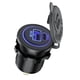 thumbnail image 2 of Cargador De Coche De 12V 24V Tipo C USB Con Luz Azul Para Motocicleta RV 45W, 2 of 5