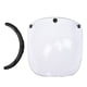 thumbnail image 3 of Casco De Casco Abierto Visera De Motocicleta Casco De Motocicleta Visor PC Lente Clear, 3 of 5