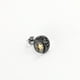 thumbnail image 4 of Aros Plata Fina 925 Sol Luna Estrellas Antialergicos Unisex negro, 4 of 4