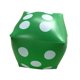 thumbnail image 5 of Dados Inflables Gigantes Para Juegos, Accesorios Para Juegos Amplios, Recuerdos De Fiesta, Fiesta En La Piscina, Verde, 5 of 5
