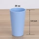 thumbnail image 3 of Juego de 8 vasos de paja de trigo para niños y vajilla de cocina, 4 colores, 3 of 5