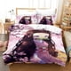 thumbnail image 1 of Nezuko Kamado Bedding Set Demon Slayer Duvet Cover Comforter Bed Linen Full Size Girl Boys Gift Bed Sheets, 1 of 5