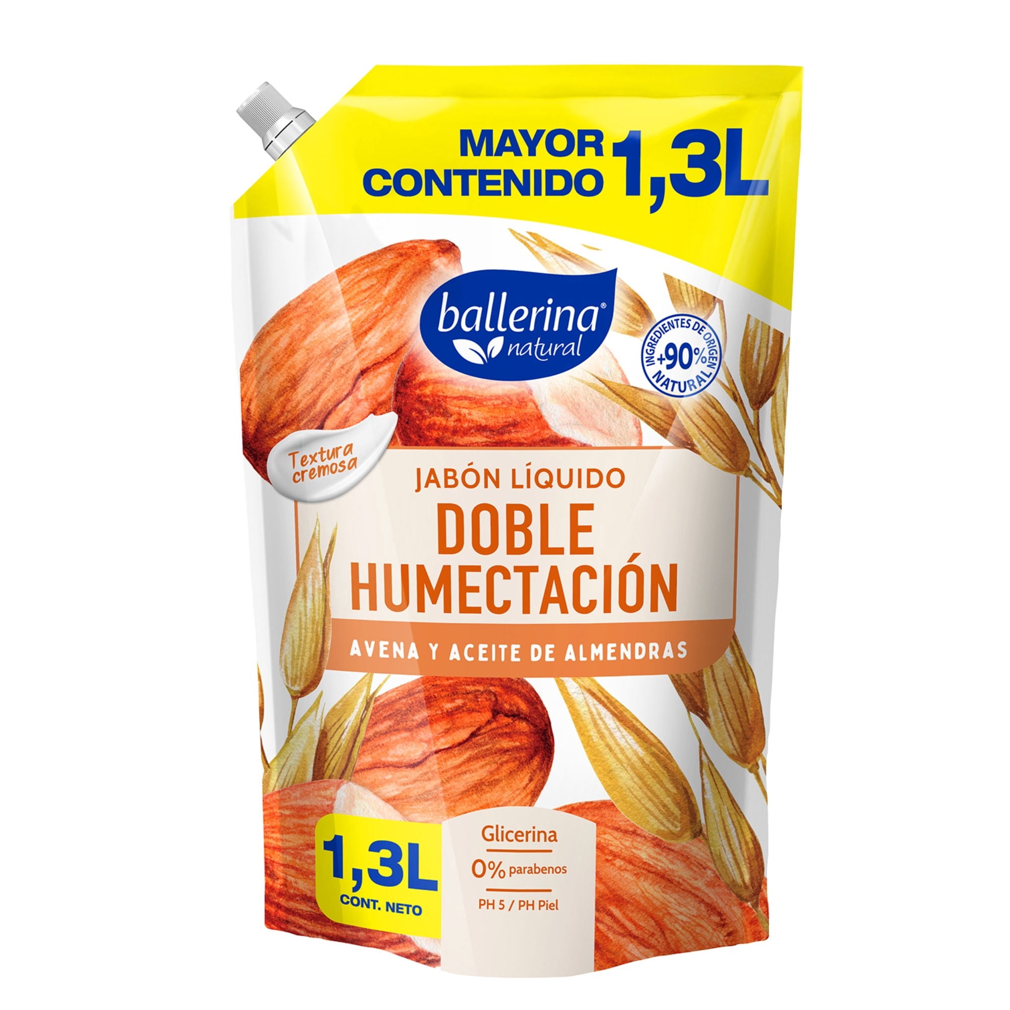 Jabón Avena Almendra 1300 ML Ballerina