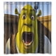thumbnail image 1 of Cortina de ducha Shrek, juego de cortinas de baño con ganchos, tamaño 60 x 72 pulgadas, 1 of 3