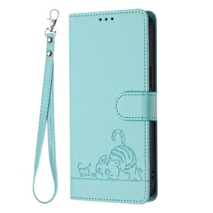 Funda Tipo Cartera Foxdock Para Infinix Note 40 Pro 5G Con Soporte, Ranuras, Rfid, Diseño De Gato